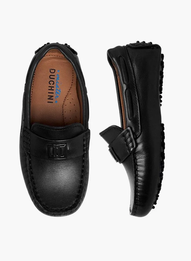 سيد دوتشيني أحذية موكاسين جلدية للأولاد سهلة الارتداء تشكيلة رمضان